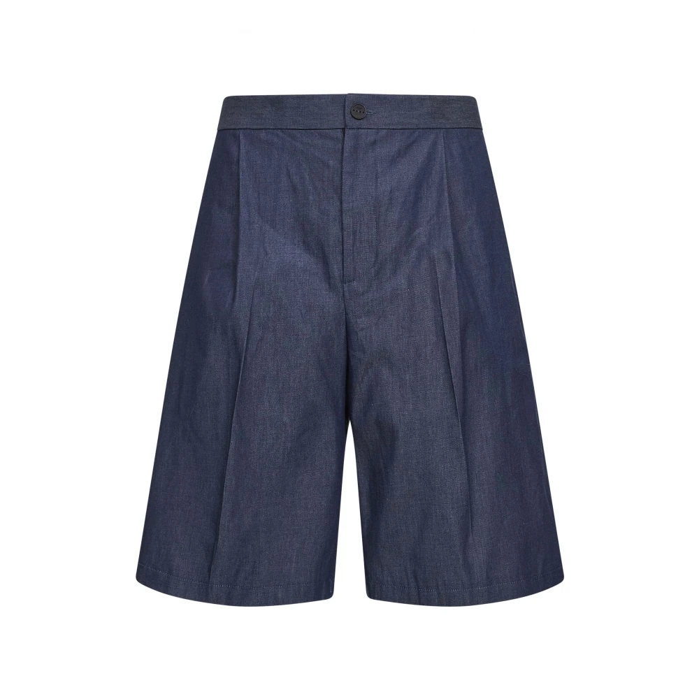 Hevo Blue Denim Shorts, Male, Xl, Shorts