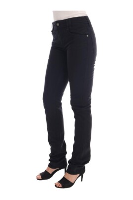 Jean Femme John Galliano Blanc Stretch - Jambes Droites - Fabriqué En Italie