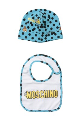 polka-dot-baby-bib-hat-set