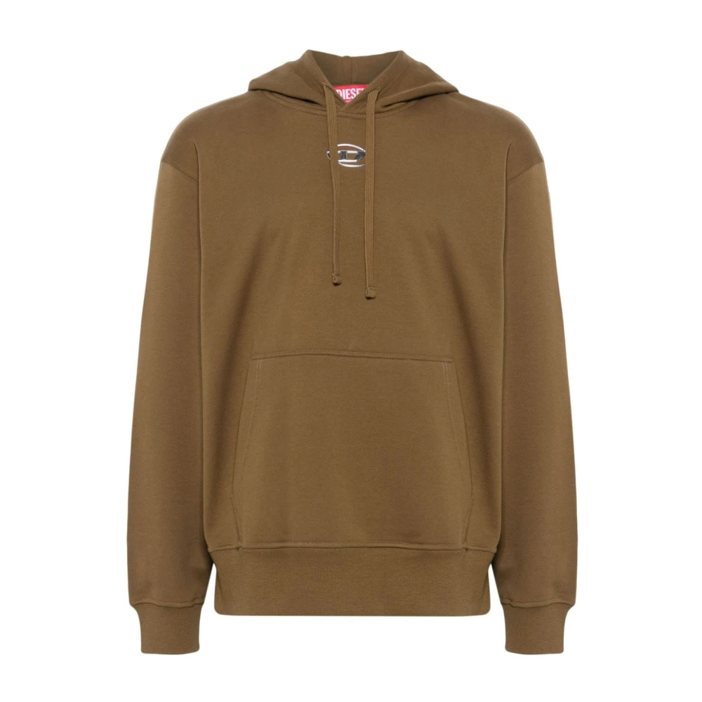 Diesel Stijlvolle Gebreide Hoodies Brown Heren