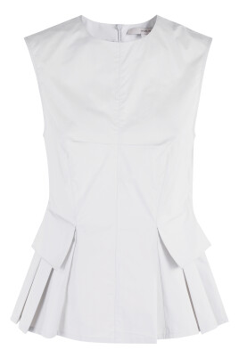 gray-peplum-top-sleeveless-pleated-back-zip