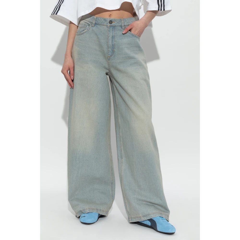 adidas Originals Wijde jeans Blue Dames