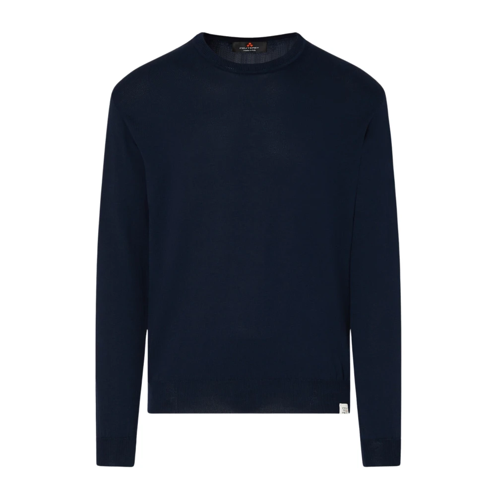 Peuterey Blue Maglioncino Dodos 04 - Male - Round-Neck Knitwear - 2XL - Knitwear