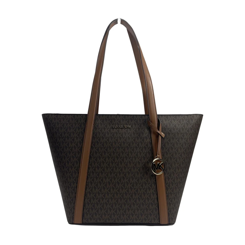 Michael Kors Bruine schoudertas met ritssluiting Brown Dames
