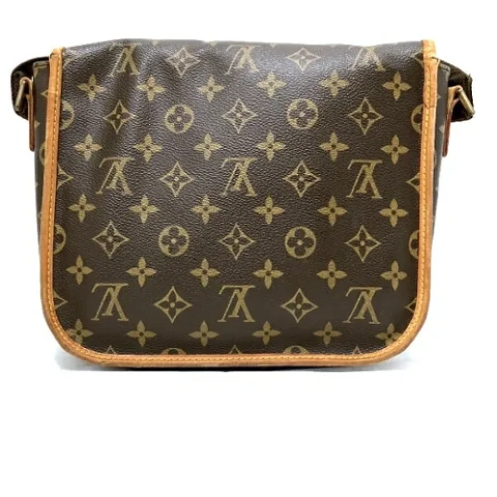 Louis Vuitton Vintage Pre-owned Canvas shoulder-bags Brown Dames