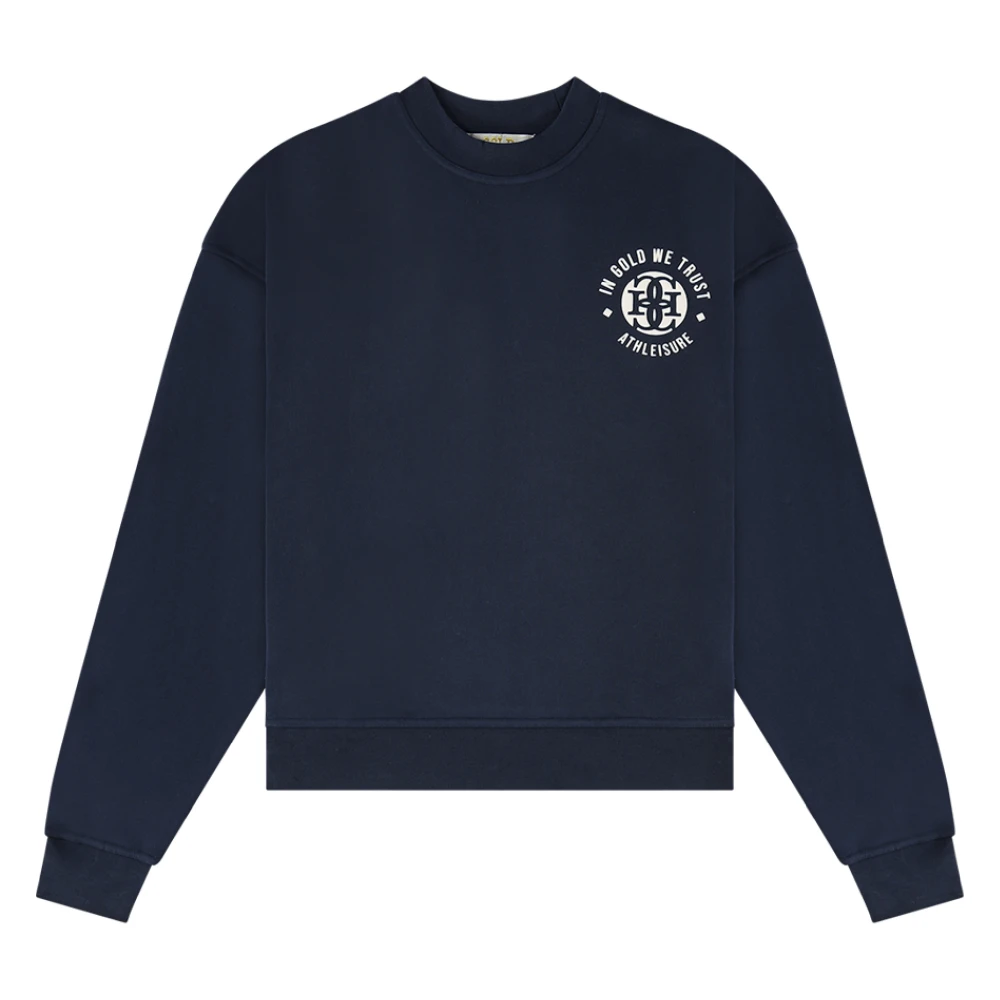 In Gold We Trust Sweatshirts Blue Heren