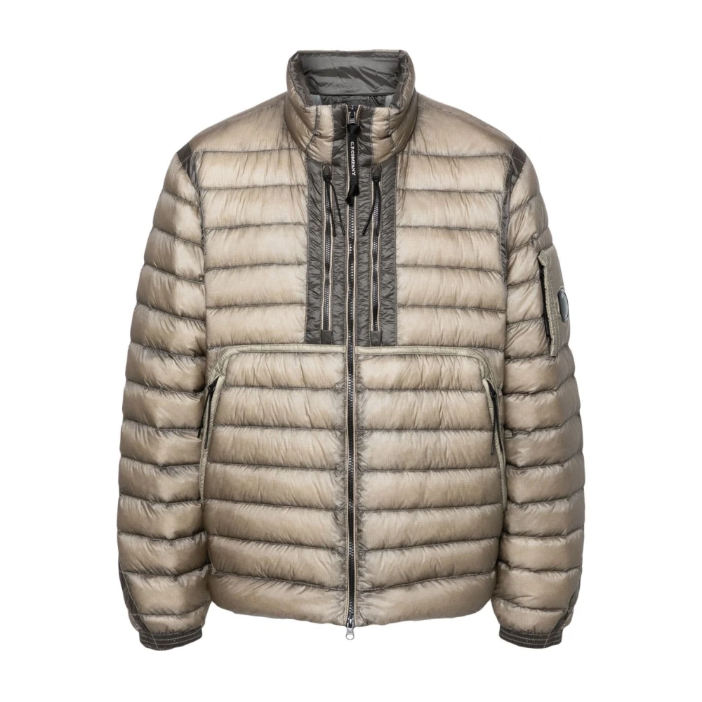 C.P. Company Lichtgewicht Donsjas Beige Goggle Beige Heren