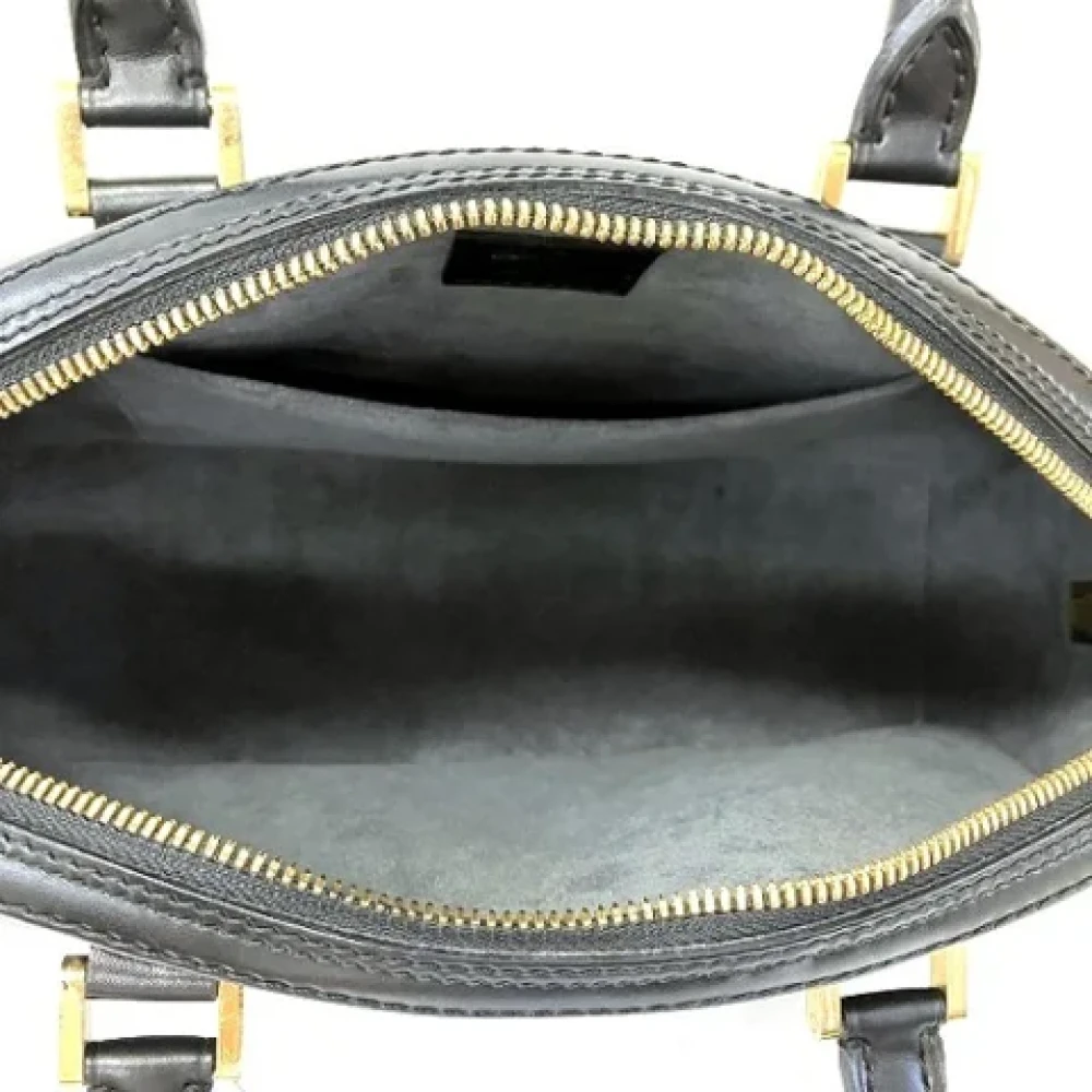 Louis Vuitton Vintage Pre-owned Leather handbags Black Dames