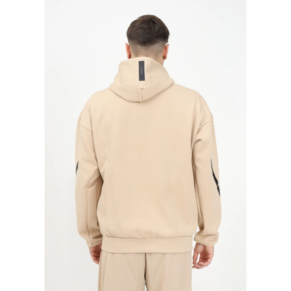 Adidas Beige Zip Sweater Z.n.e. Heren Beige Heren