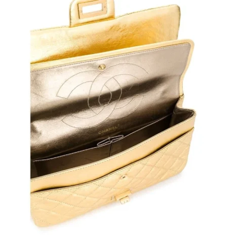 Chanel Vintage Pre-owned Leather chanel-bags Yellow Dames