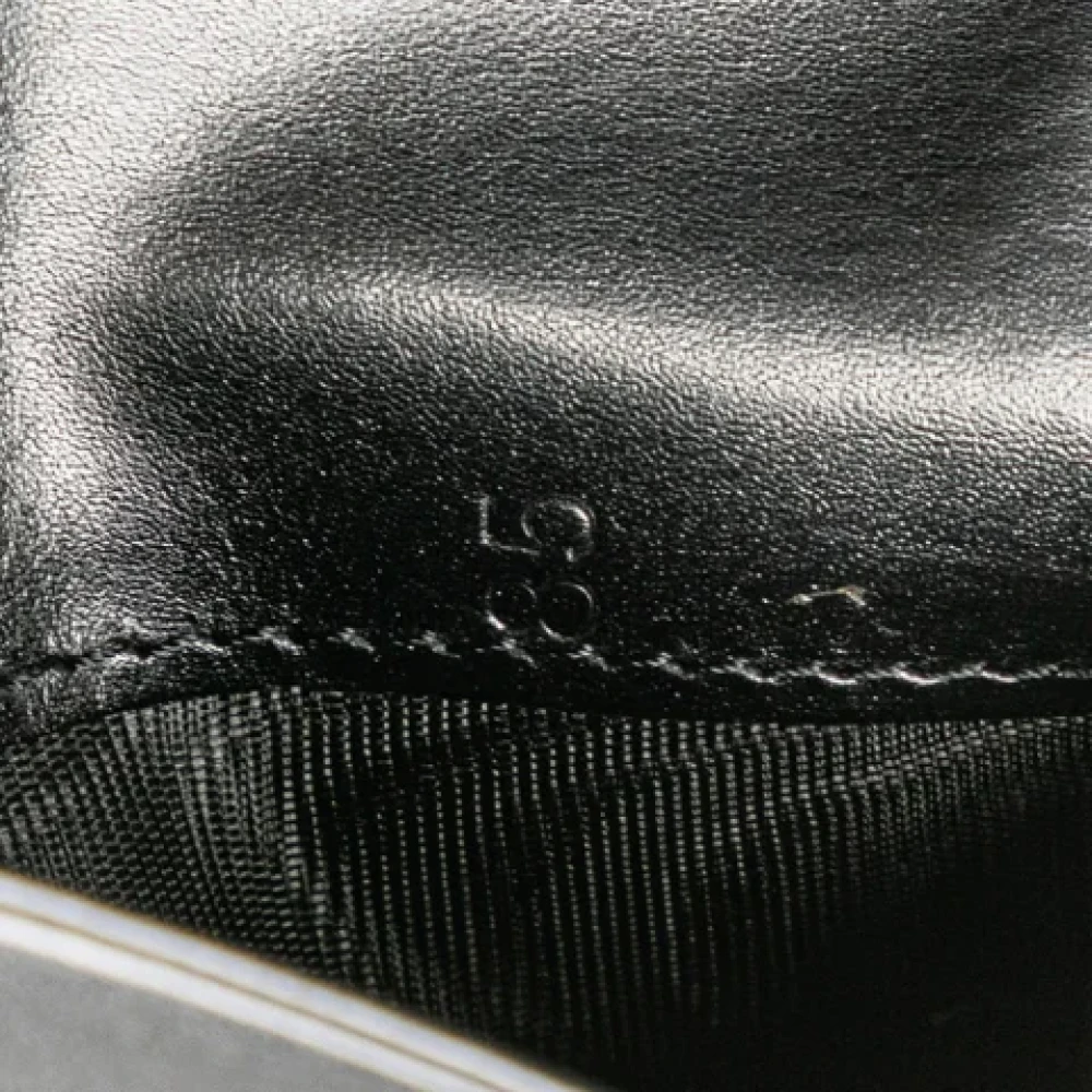 Prada Vintage Pre-owned Leather key-holders Black Dames