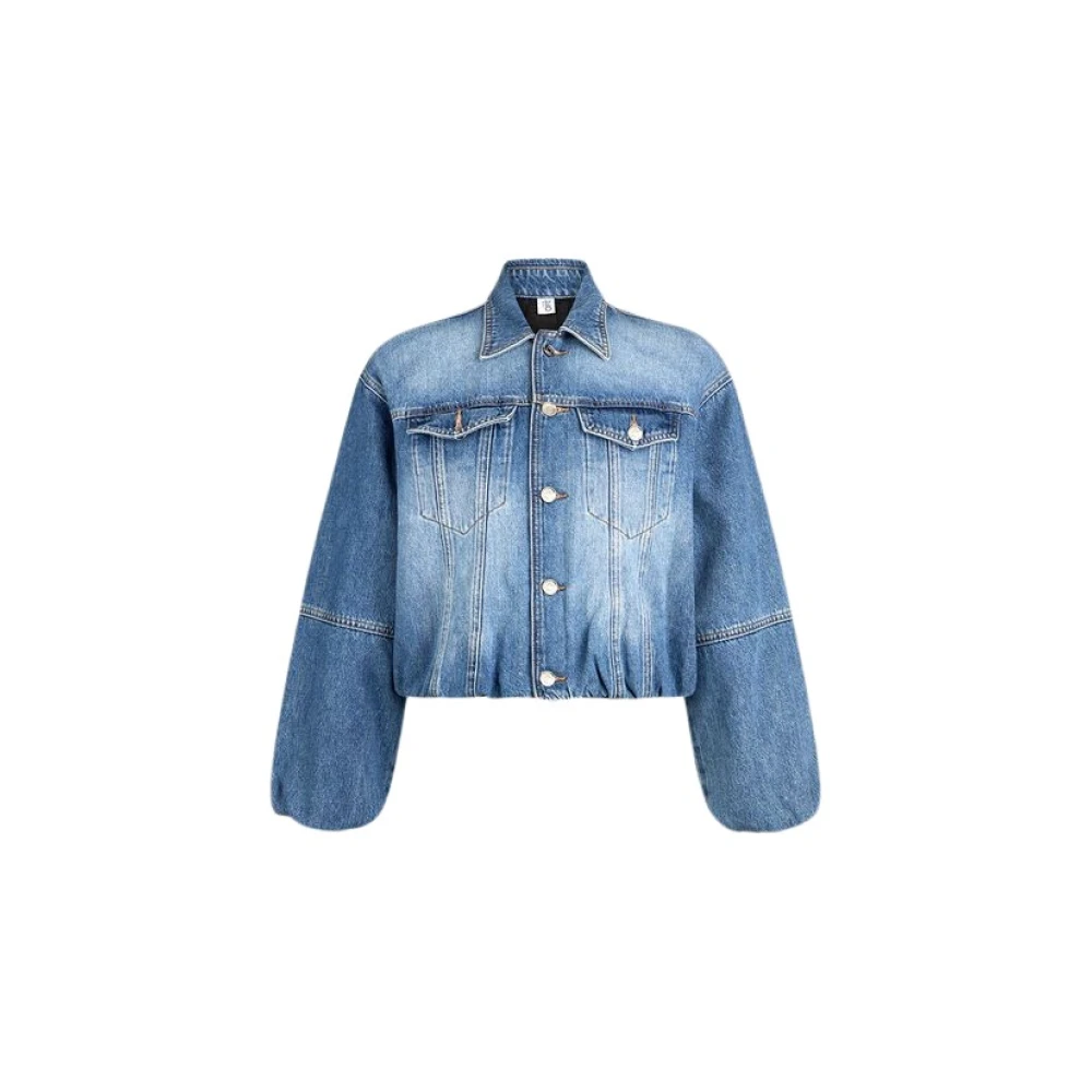 Liu Jo Kvinno Blå Jackor Dam, S, Denim, Denimjacka