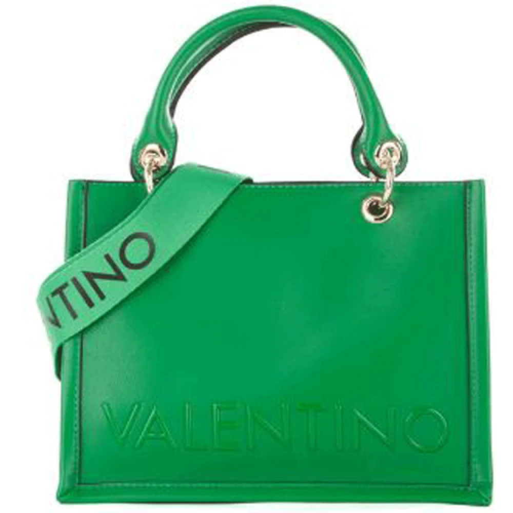 Valentino by Mario Valentino Vertikal Axelväska - Elegant Stil Green, Dam