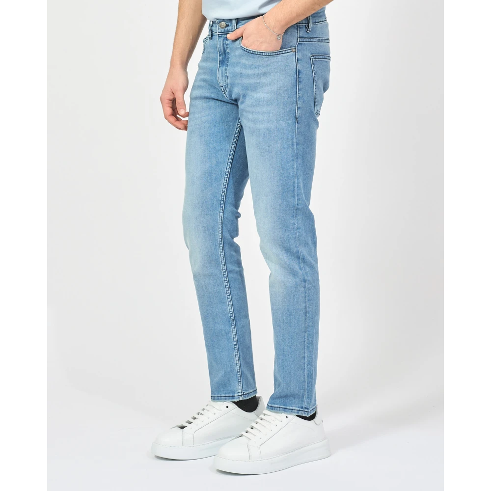 Hugo Boss Blauwe Slim Fit Jeans Blue Heren