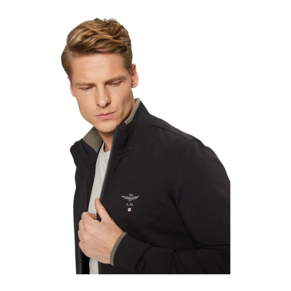 aeronautica militare Ritshoodie Black Heren