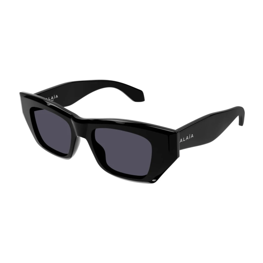 Alaïa Unisex Black Sunglasses, 50 Mm, Aa0074s Rectangle Sunglasses