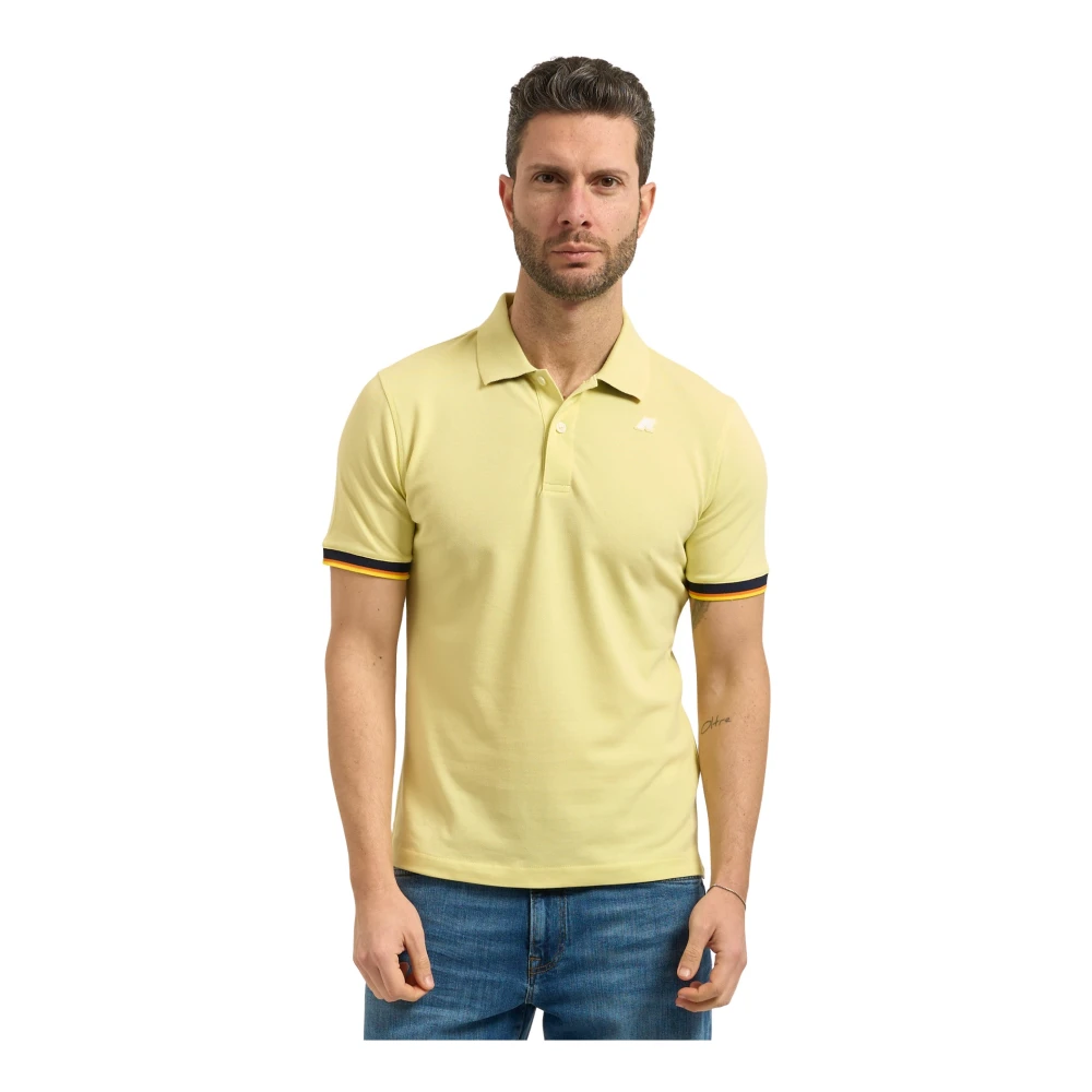 K-Way Uomo Giallo Top, L, New,