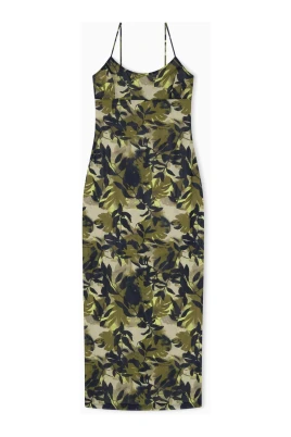Long Stretch Mesh Dress