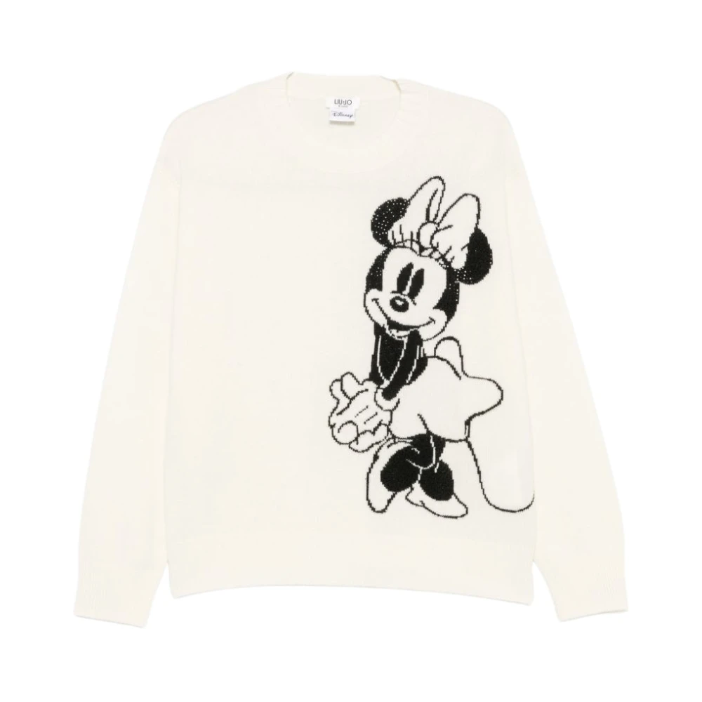 Liu Jo Donna Bianco - Maglioni A Collo Rotondo - Knitwear - S
