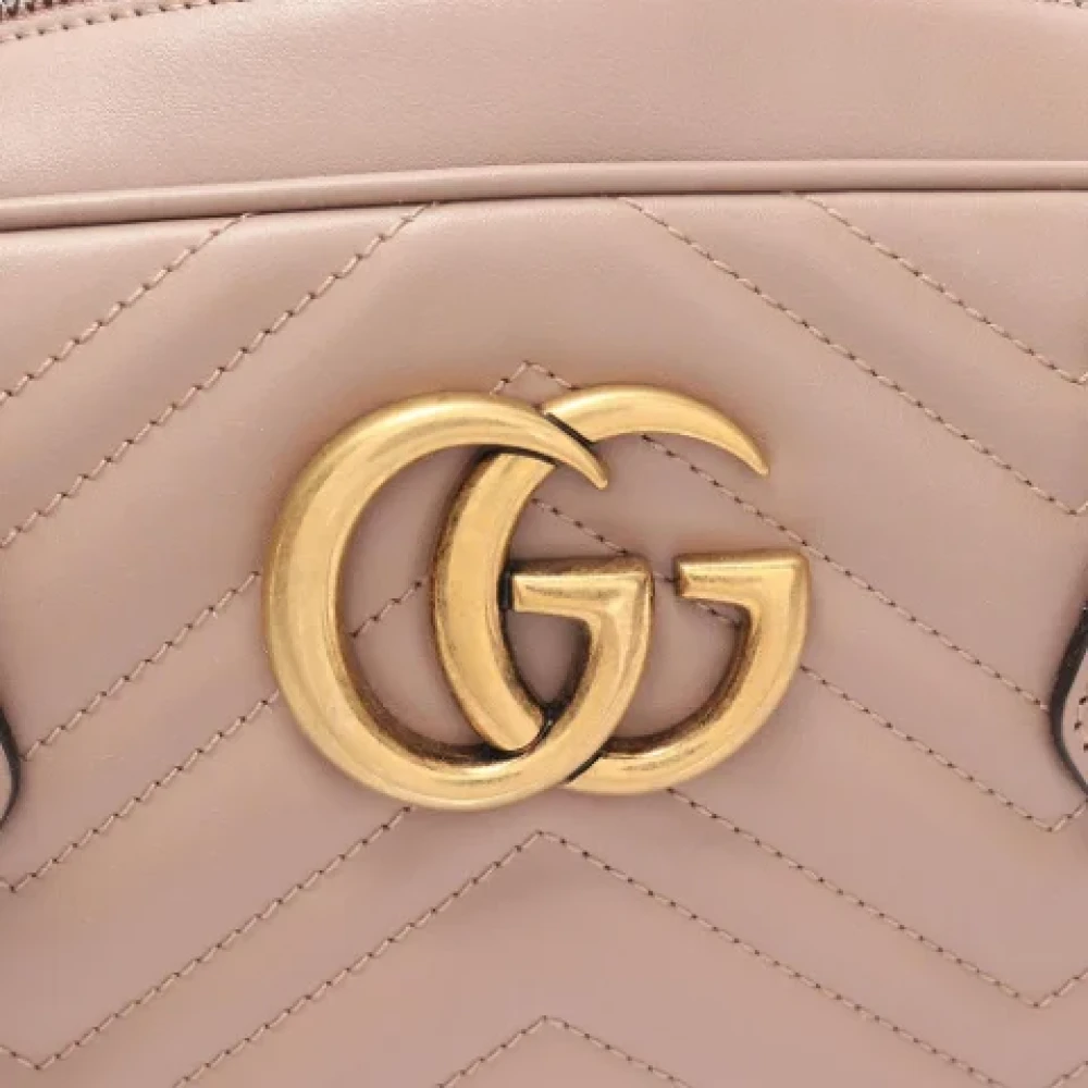 Gucci Vintage Pre-owned Leather gucci-bags Pink Dames