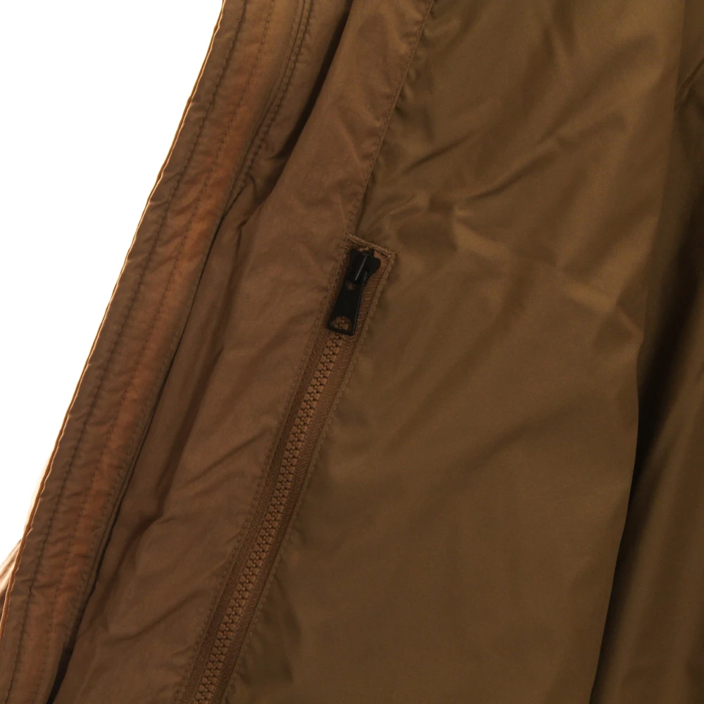 Jordan Bruine Dons Parka Jas Brown Heren