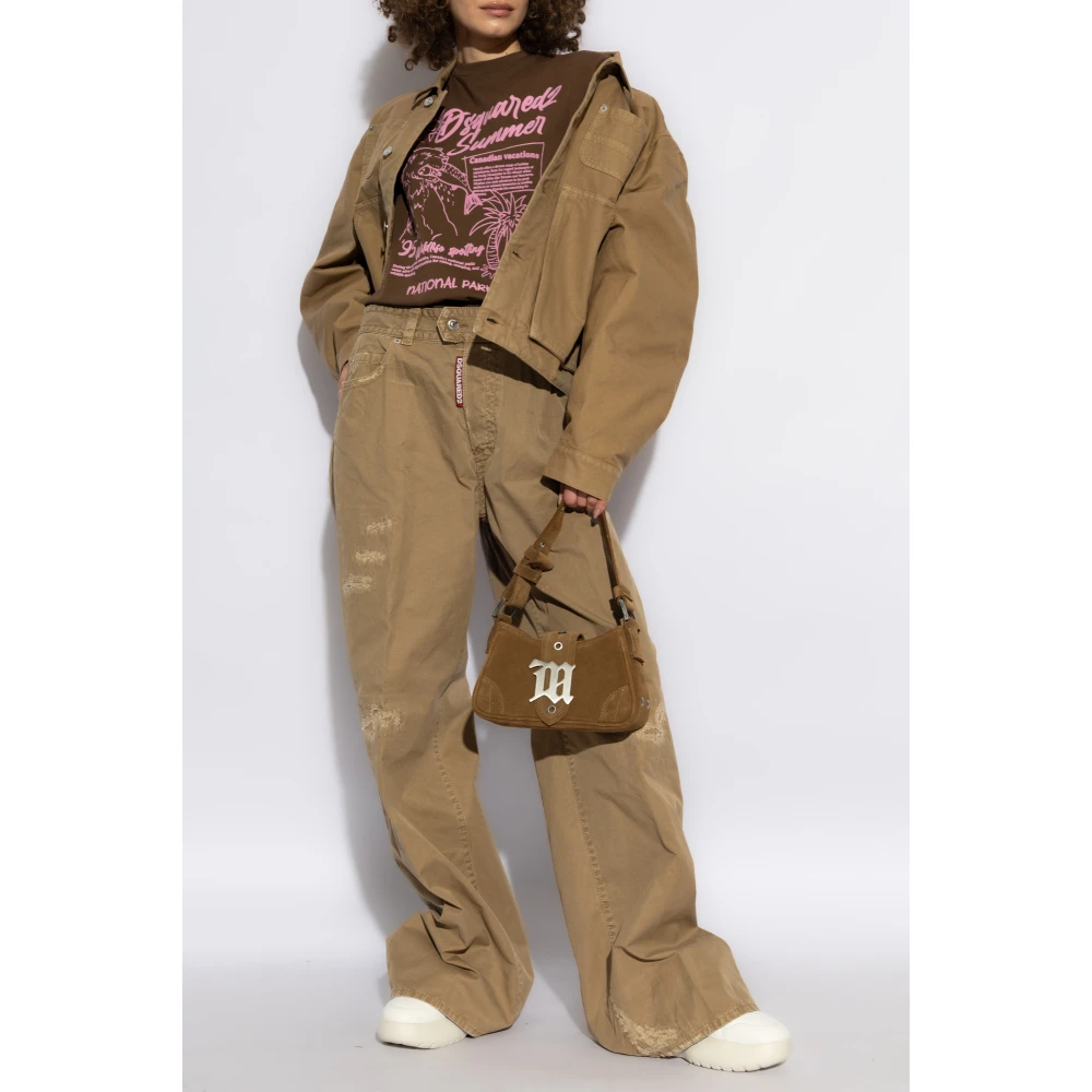 Dsquared2 Jas met zakken Beige Dames