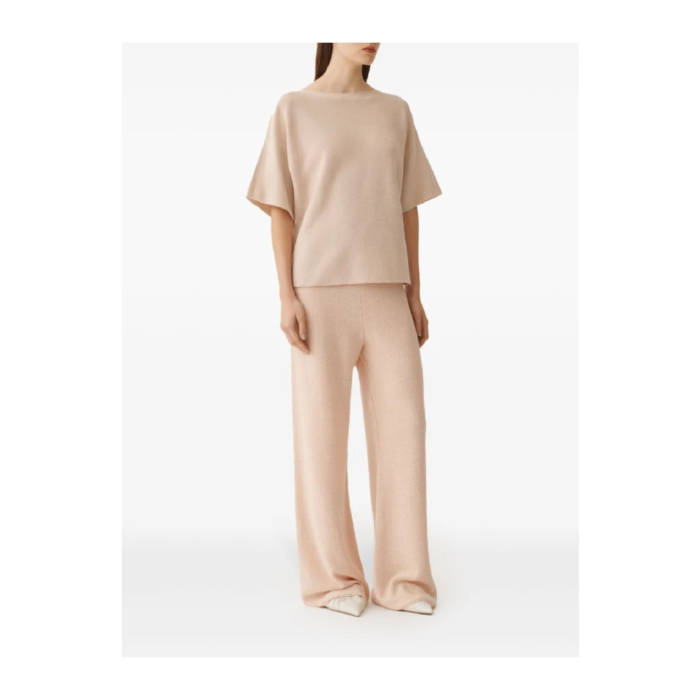 Fabiana Filippi Elegante Gebreide Kleding in Levendige Kleur Beige Dames