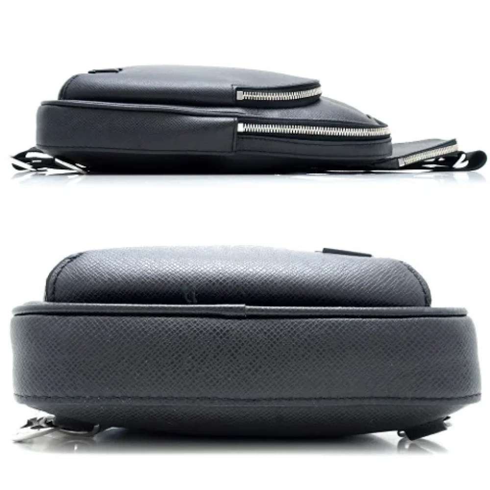 Louis Vuitton Vintage Pre-owned Leather shoulder-bags Black Heren