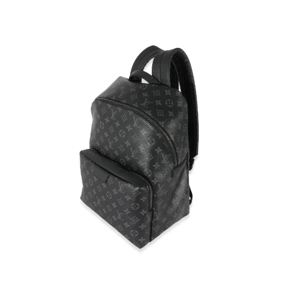Louis Vuitton Vintage Pre-owned Coated canvas backpacks Black Dames