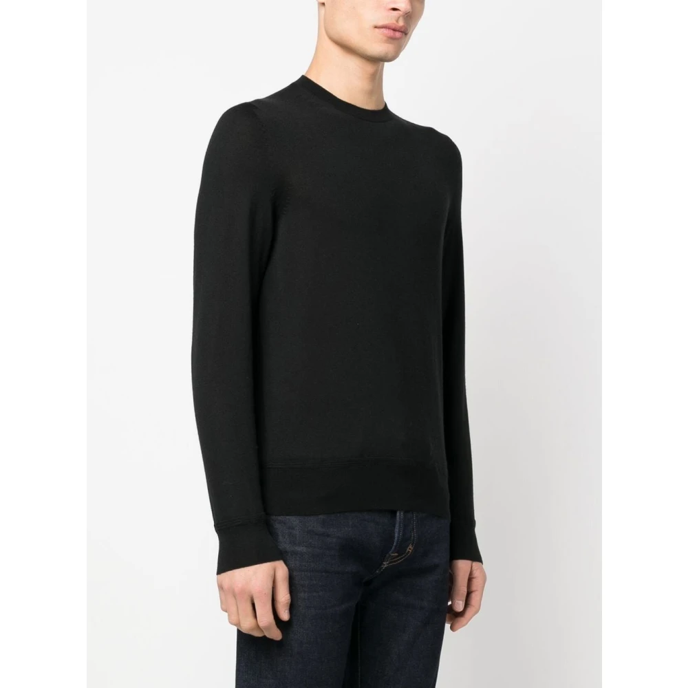 Tom Ford Kasjmier Zijde Sweater Nero Aw24 Black Heren