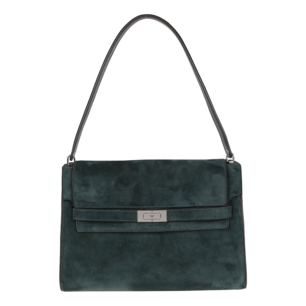 Tory Burch Women's Blue Lee Radziwill Shoulder Bag