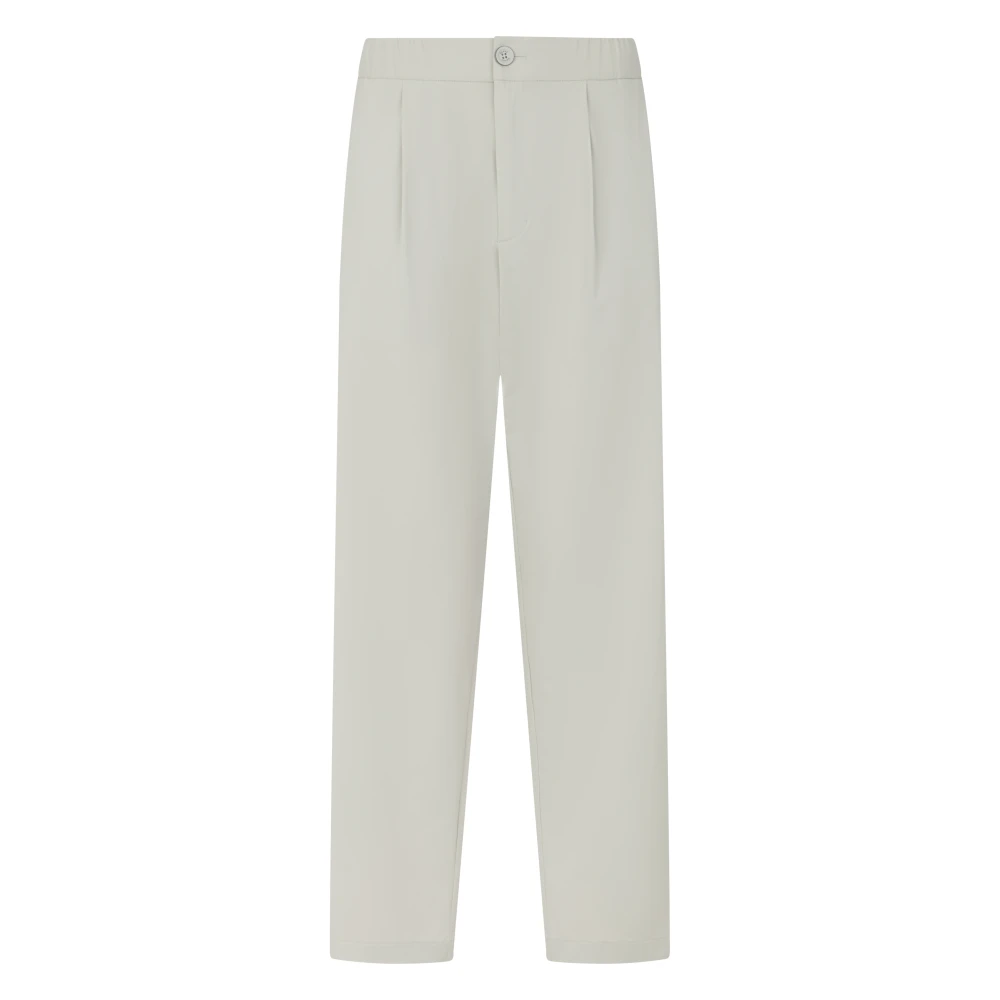 Herno Men's Gray Tapered Trousers