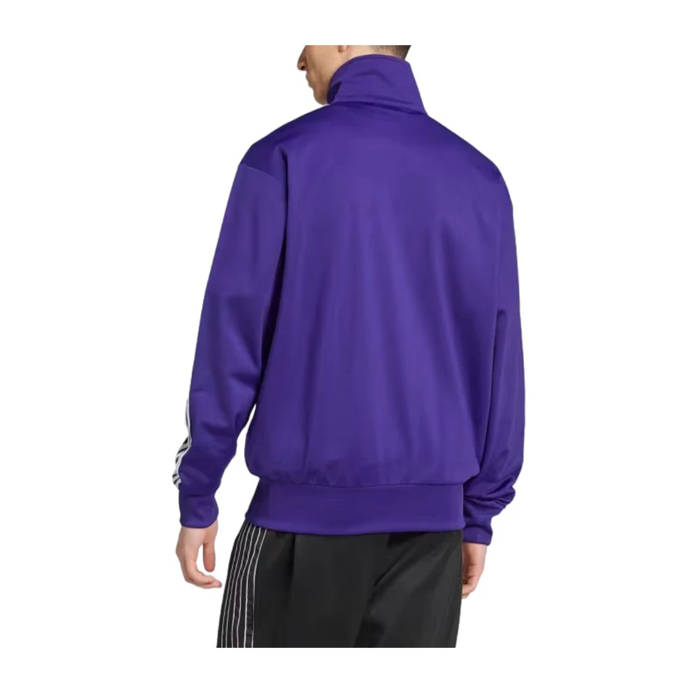 Adidas Firebird Zip Sweatshirt Purple Heren