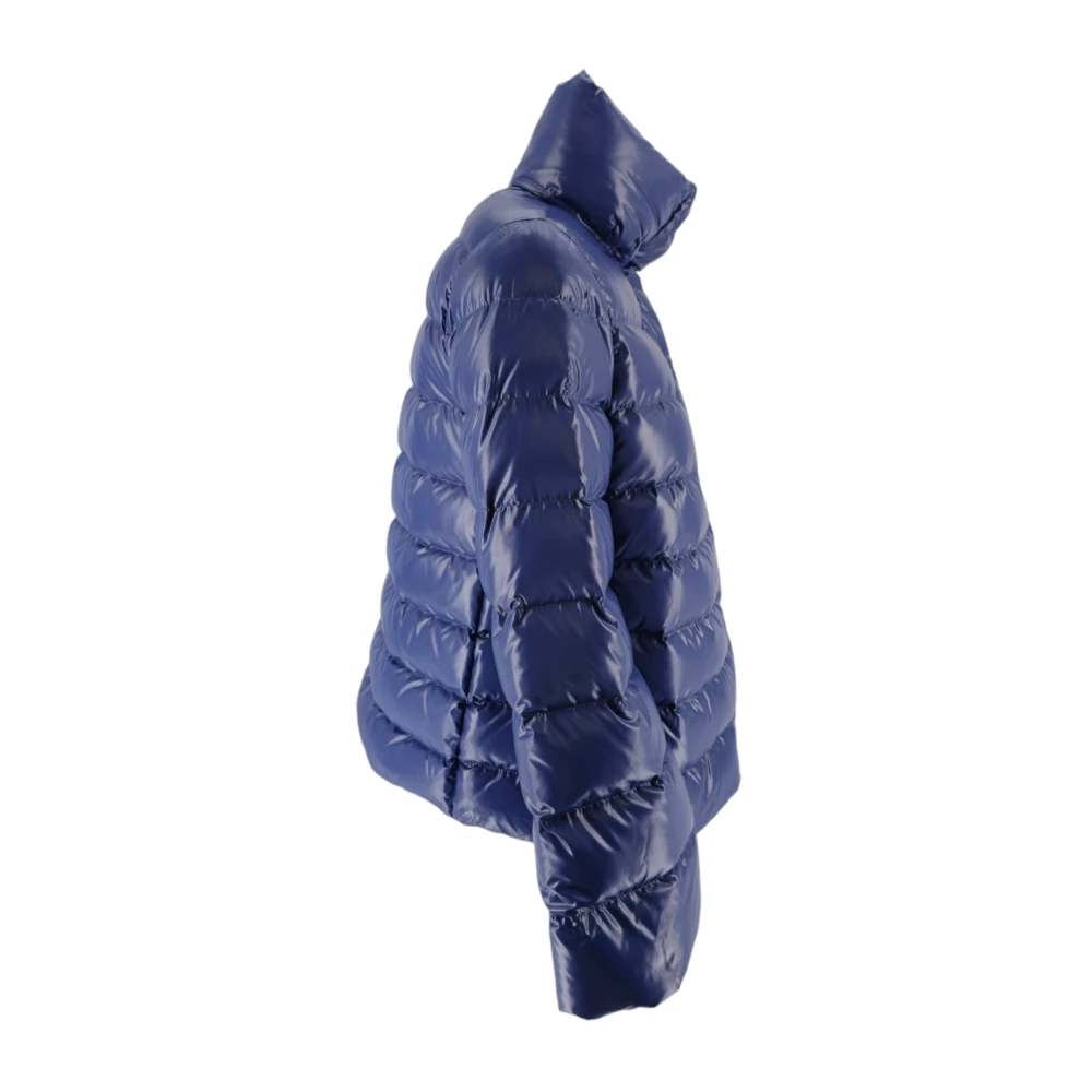 Fay Blauwe Dames Puffer Jas Haak Blue Dames