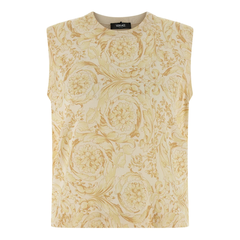 Versace Damen Gelb Strickwaren, Xsgröße: