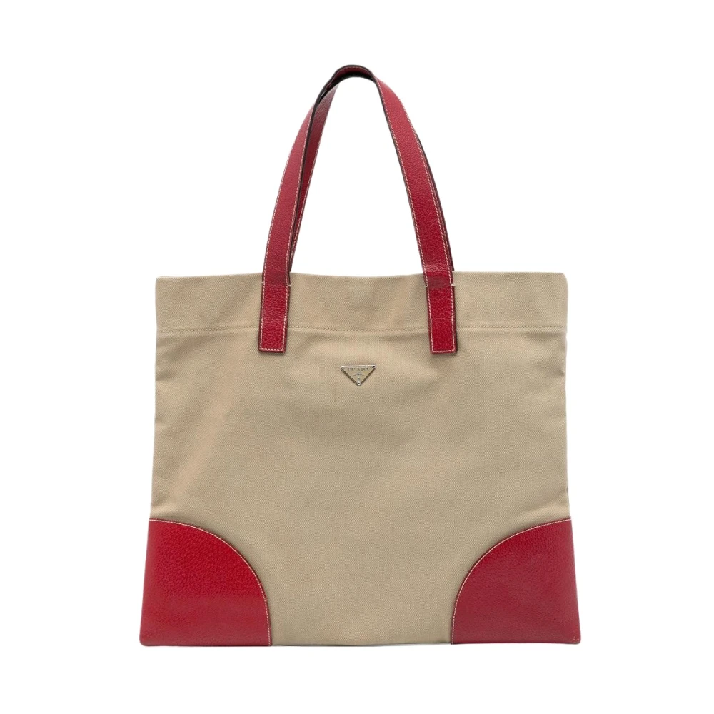 Prada Vintage Women's Pre-Owned Canvas Tote Bag