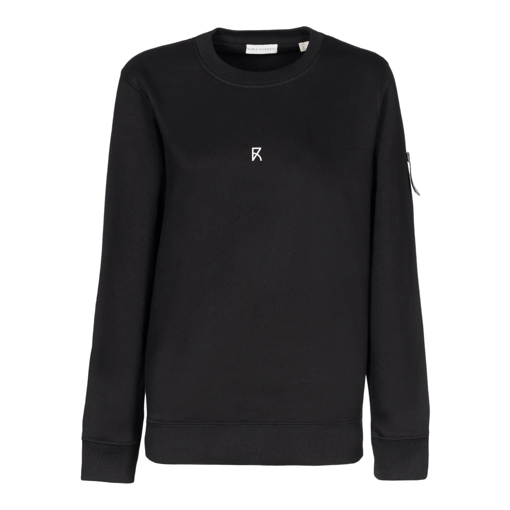 Fabio Rusconi Black FR Sweatshirt Black Dames