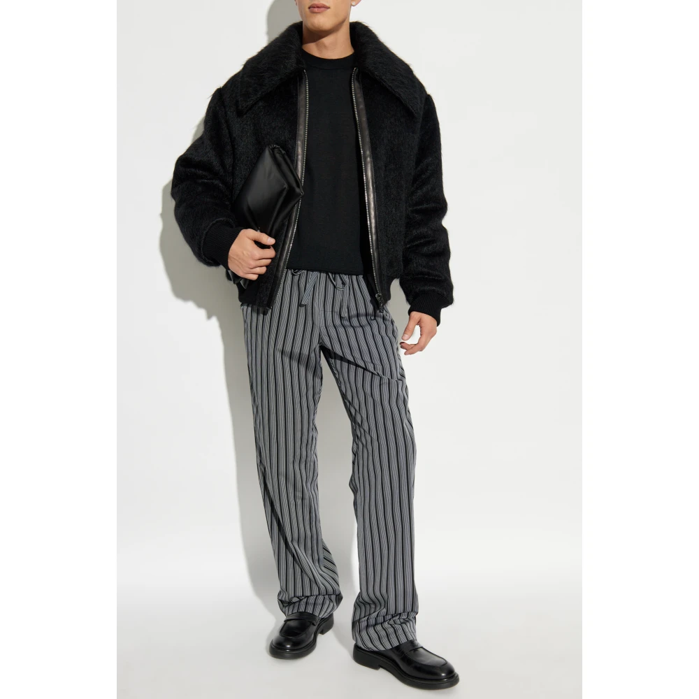 Dolce & Gabbana Kasjmier trui met logo Black Heren
