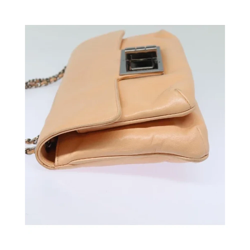 Chanel Vintage Pre-owned Fabric chanel-bags Pink Dames