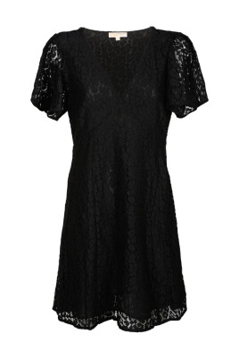 robe-courte-en-dentelle-noire-col-v