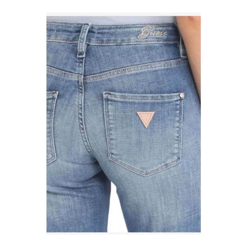 Guess Dames Straight Leg Jeans Blue Dames