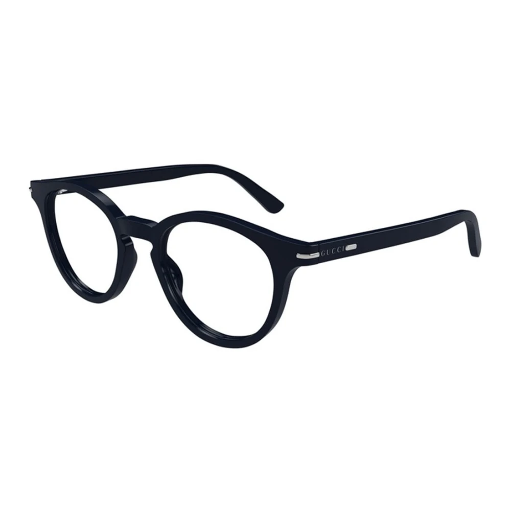 Gucci Men's Blue Glasses, 48 Mm, Round Optical Frame