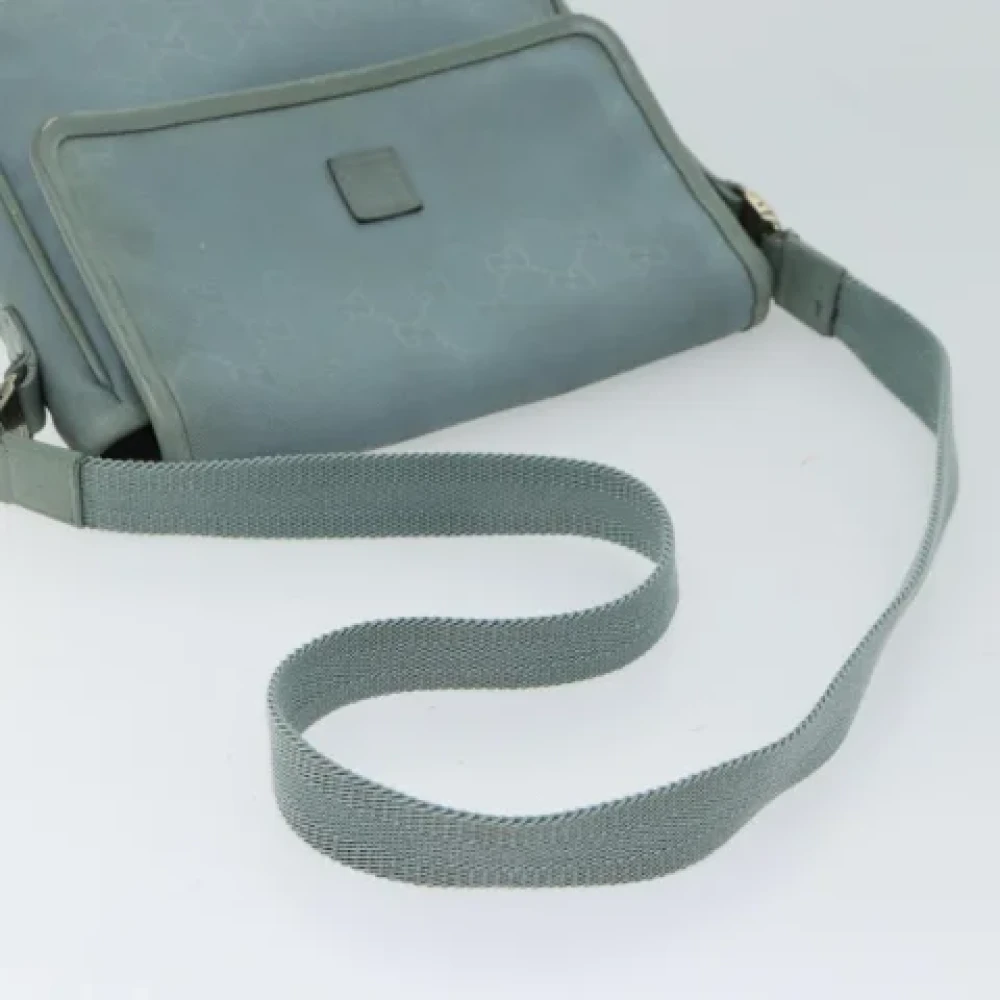 Gucci Vintage Pre-owned Canvas gucci-bags Blue Dames