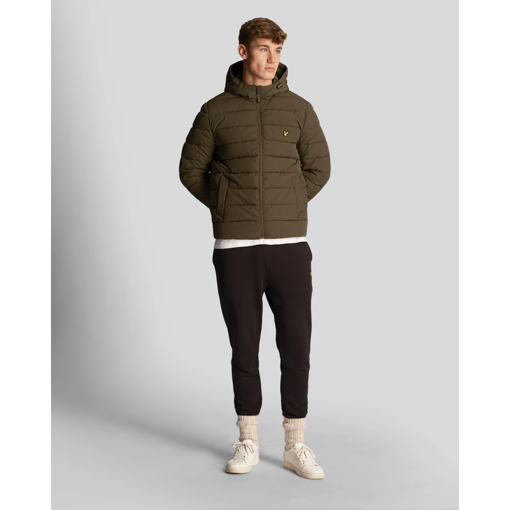 Lyle & Scott Pufferjas Lichtgewicht Stijlvolle Winterjas Green Heren