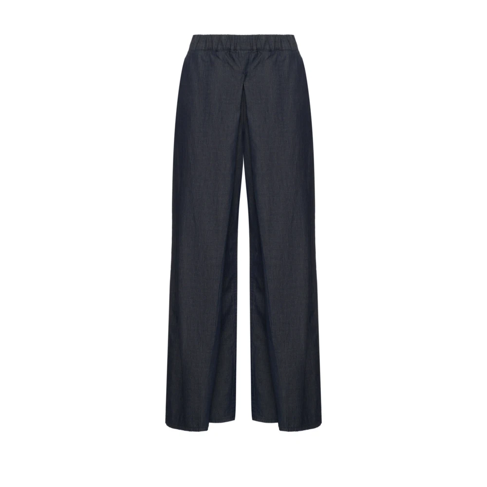 Armani Exchange Kvinno Blå Byxor Dam, 2XS, Denim, Vida Byxor