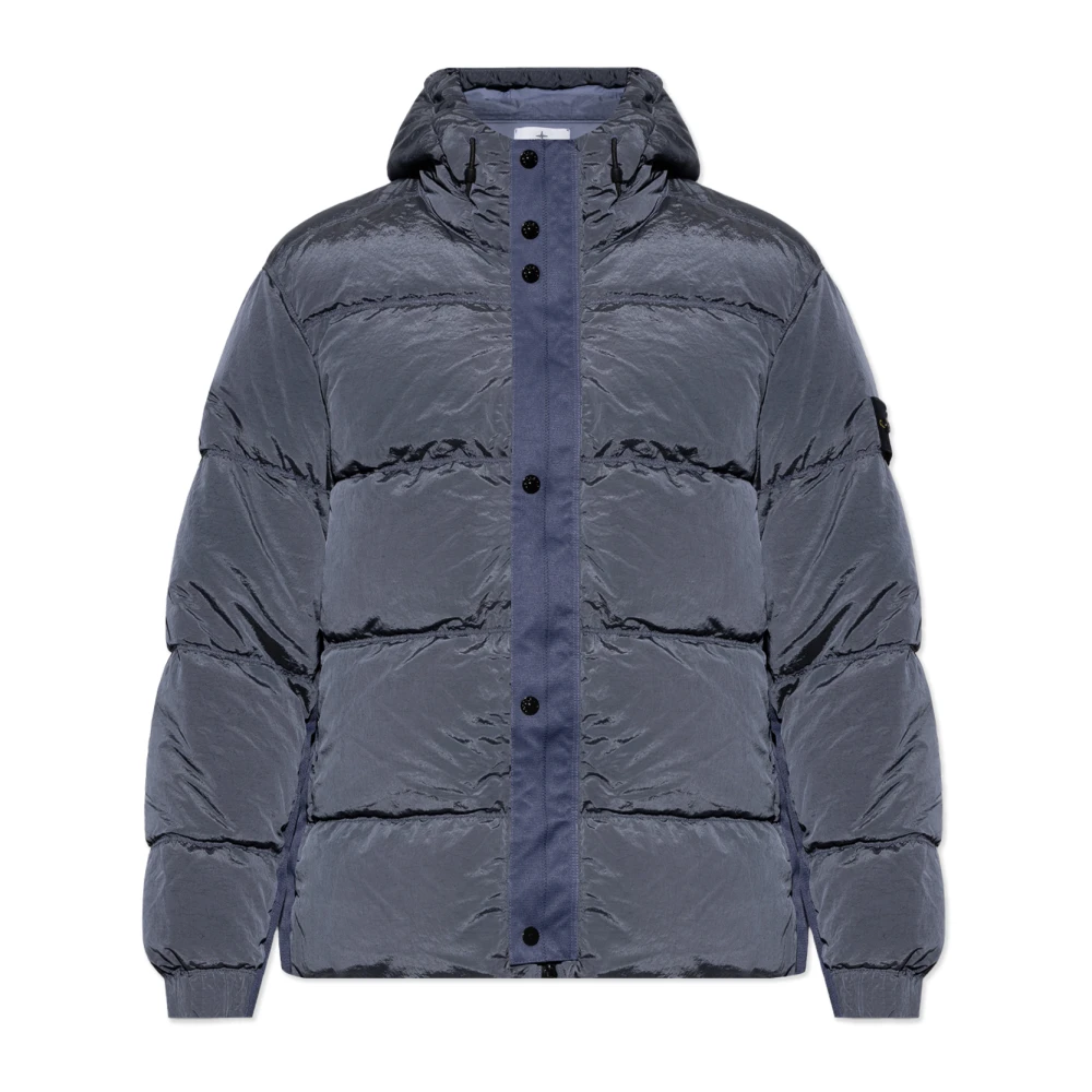 Stone Island Donsjack uit de 'Nylon Metal' collectie Blue Heren
