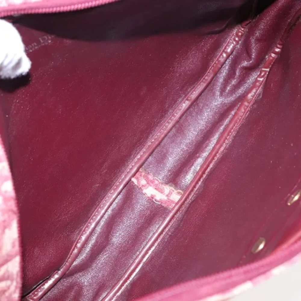 Dior Vintage Pre-owned Canvas dior-bags Red Dames