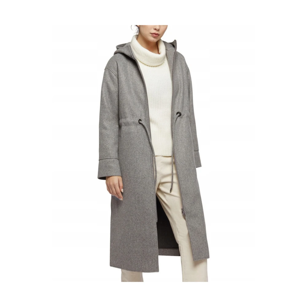 Geox Lange jas met ademend interieur Gray Dames