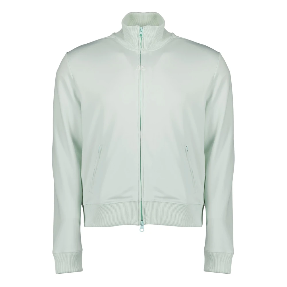 Courrèges Men's Blue Signature Tracksuit Jacket - Zip-Throughs - Xs - Sweatshirts & Hoodies