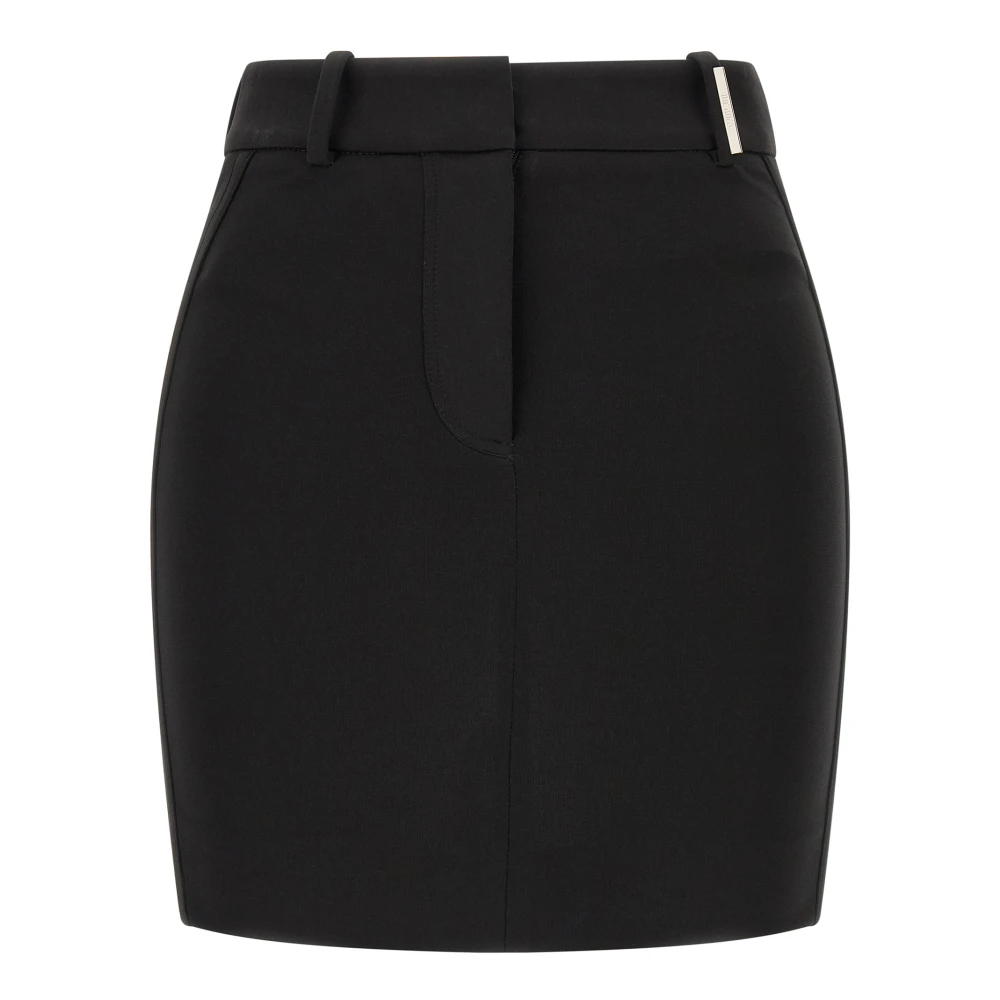 The Attico Black Short Skirts, Female, Xs, Mini Skirt
